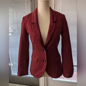 H & M Women's Burgundy Blazer